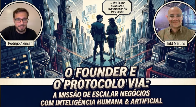O founder e o protocolo VIA — Framework VIA